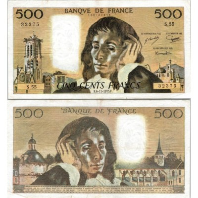 Fay.01.13 - 06/11/75 - Alph S.55 - 500 Francs Pascal