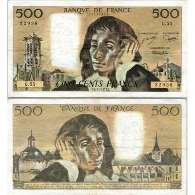 Fay.01.13 - 06/11/75 - Alph Q.55 - 500 Francs Pascal