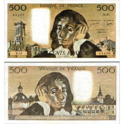 Fay.01.14 - 01/04/76 - Alph R.61 - 500 Francs Pascal