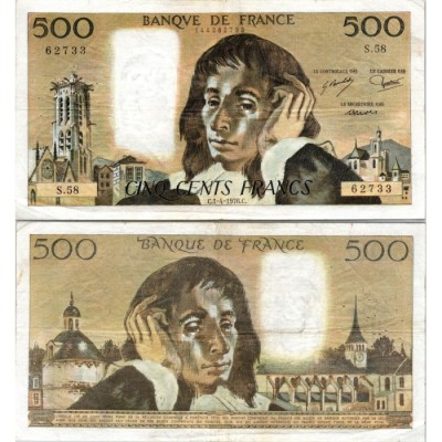 Fay.01.14 - 01/04/76 - Alph R.59 - 500 Francs Pascal