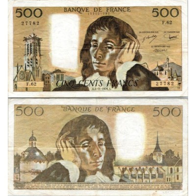 Fay.01.15 - 04/11/76 - Alph A.63 - 500 Francs Pascal