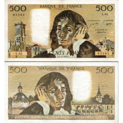 Fay.01.15 - 04/11/76 - Alph W.62 - 500 Francs Pascal