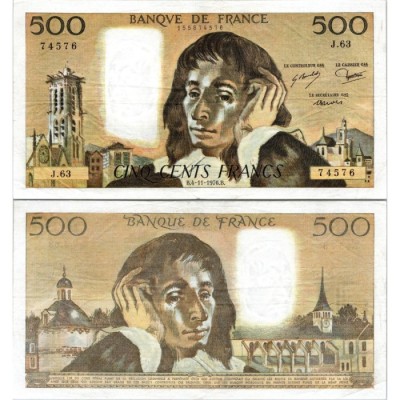 Fay.01.15 - 04/11/76 - Alph F.62 - 500 Francs Pascal