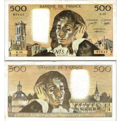Fay.01.16 - 03/02/77 - Alph T.71 - 500 Francs Pascal