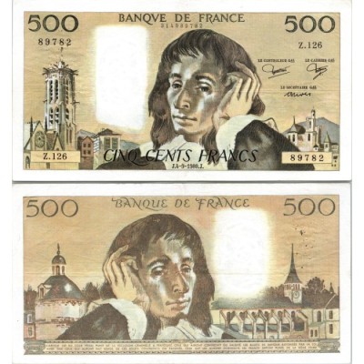 Fay.01.22 - 04/09/80 - Alph L.122 - 500 Francs Pascal