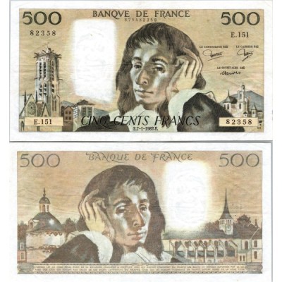 Fay.01.26 - 07/01/82 - Alph W.153 - 500 Francs Pascal