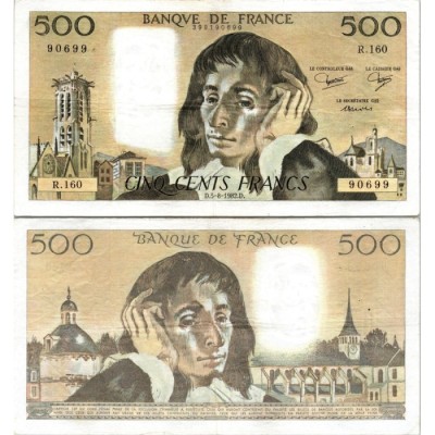 Fay.01.27 - 05/08/82 - Alph V.161 - 500 Francs Pascal