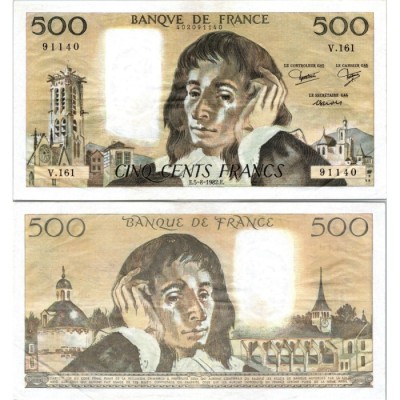 Fay.01.27 - 05/08/82 - Alph R.160 - 500 Francs Pascal