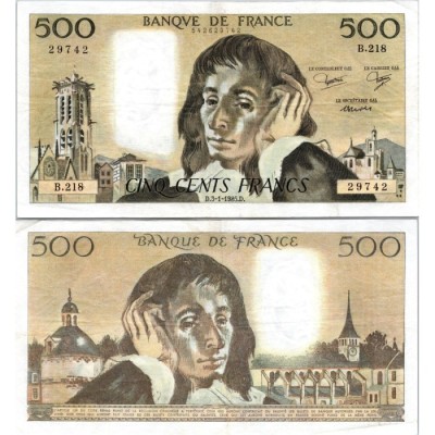 Fay.01.32 - 03/01/85 - Alph Q.223 - 500 Francs Pascal