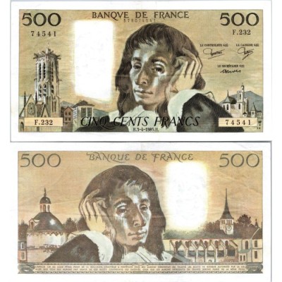 Fay.01.33 - 03/04/85 - Alph F.232 - 500 Francs Pascal