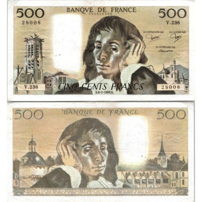Fay.01.34 - 06/02/86 - Alph V.236 - 500 Francs Pascal