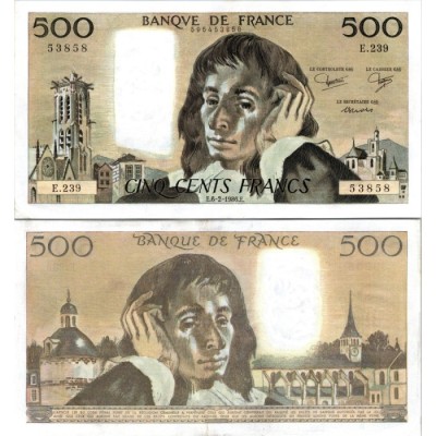 Fay.01.34 - 06/02/86 - Alph E.239 - 500 Francs Pascal