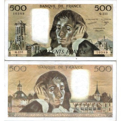 Fay.01.36 - 22/01/87 - Alph Q.255 - 500 Francs Pascal