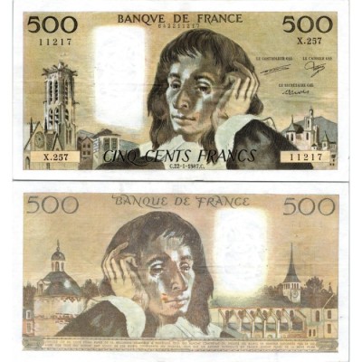 Fay.01.36 - 22/01/87 - Alph X.257 - 500 Francs Pascal