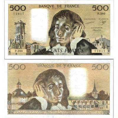 Fay.01.36 - 22/01/87 - Alph P.260 - 500 Francs Pascal