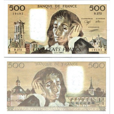 Fay.01.38 - 03/03/88 - Alph B.272 - 500 Francs Pascal