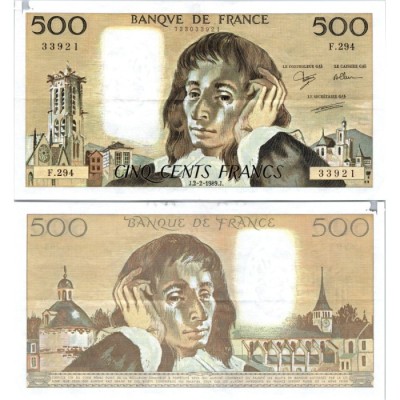 Fay.01.40 - 02/02/89 - Alph F.294 - 500 Francs Pascal