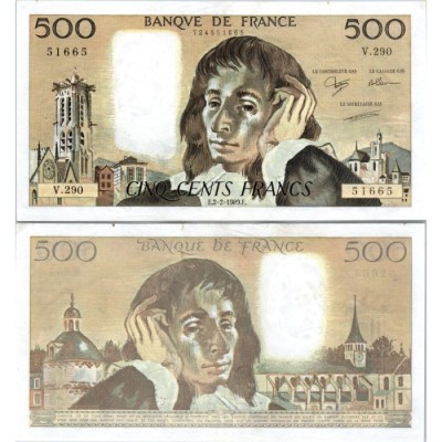 Fay.01.40 - 02/02/89 - Alph V.290 - 500 Francs Pascal