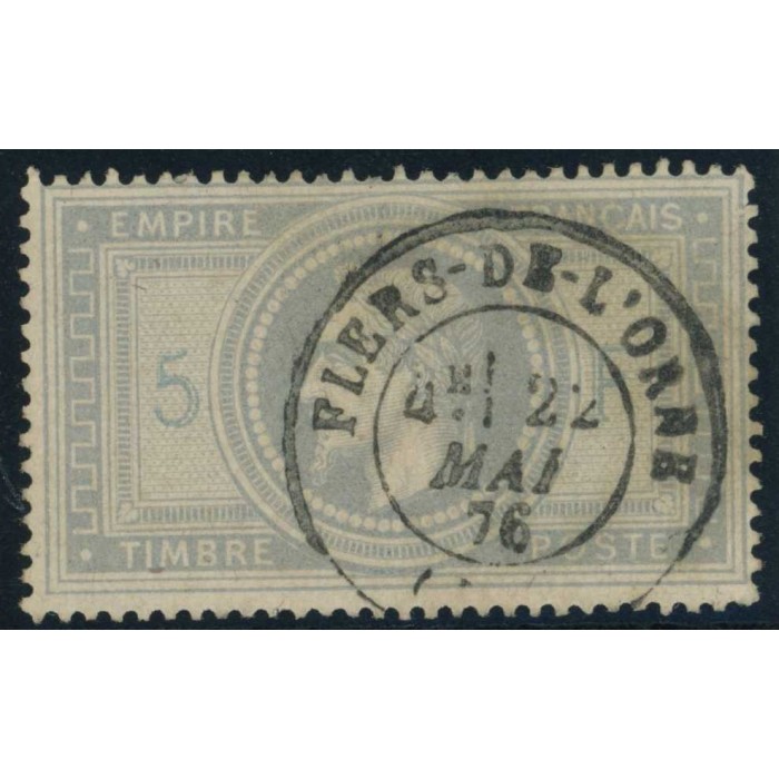 YT 33A - Oblitéré CaD Flers de l'Orne du 22 Mai 76 - Signé Calves