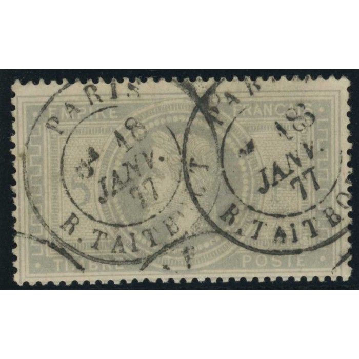 YT 33 - Oblitéré CaD Paris du 18 Janv 77 - Signé Brun