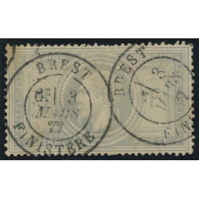 YT 33 - Oblitéré CaD Brest du 3 Mars 77 - Signé Brun