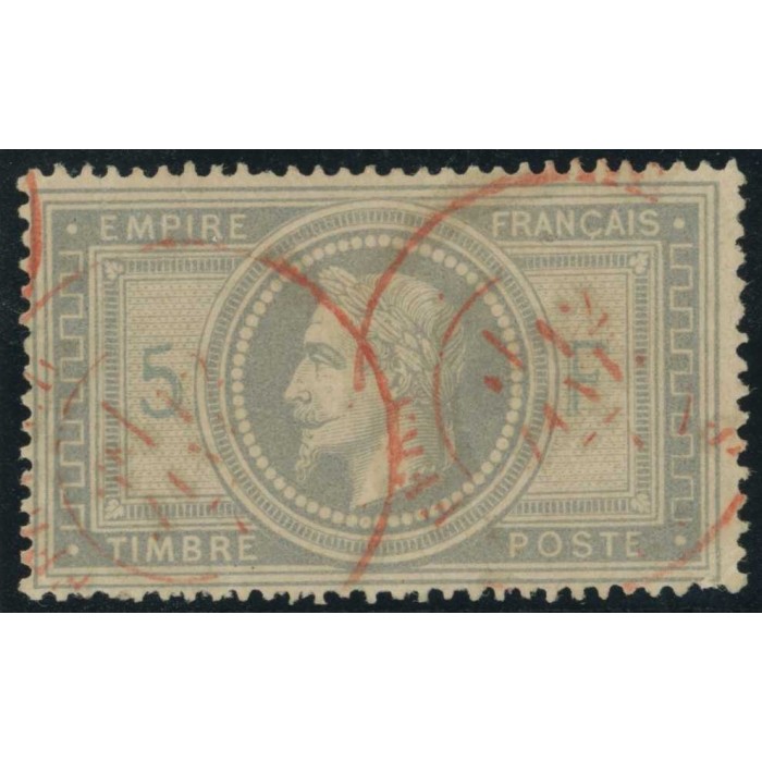 YT 33 - Oblitéré Cachet à Date Rouge