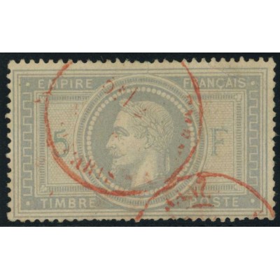 YT 33 - Oblitéré Cachet à Date rouge