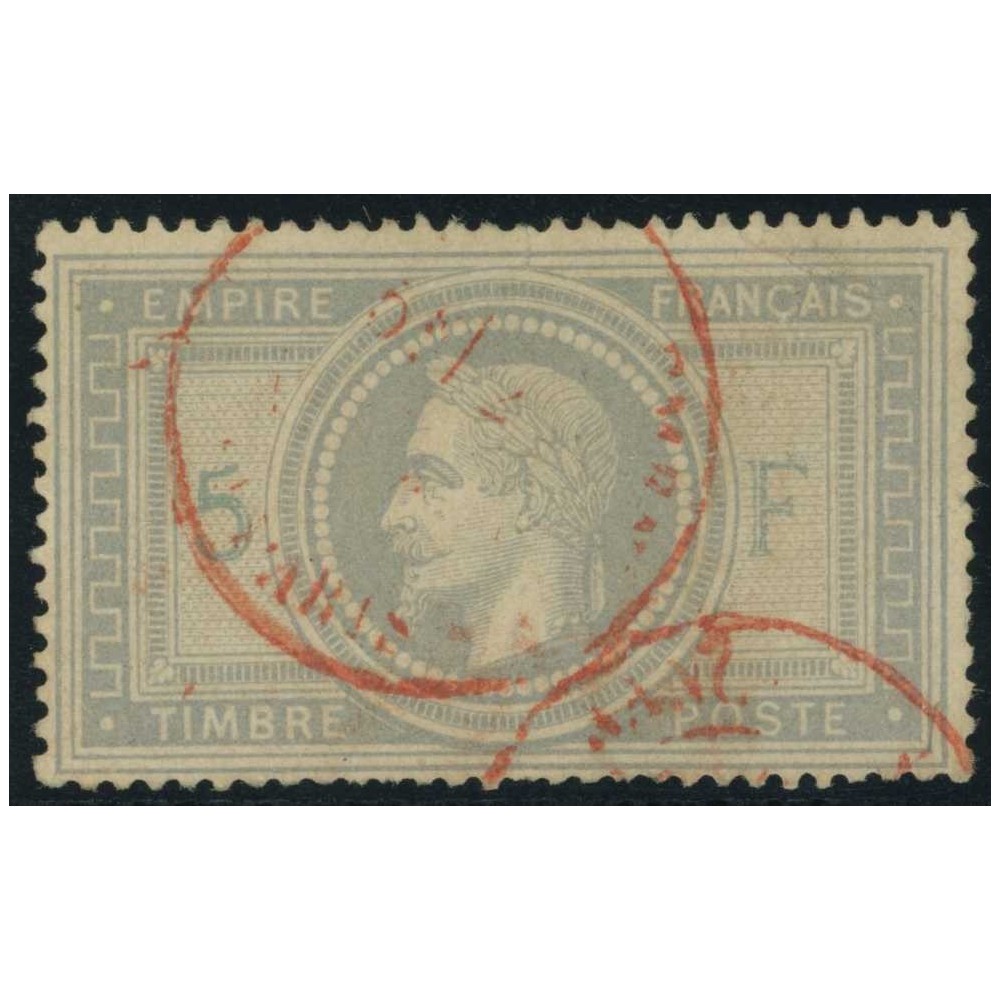 YT 33 - Oblitéré Cachet à Date rouge