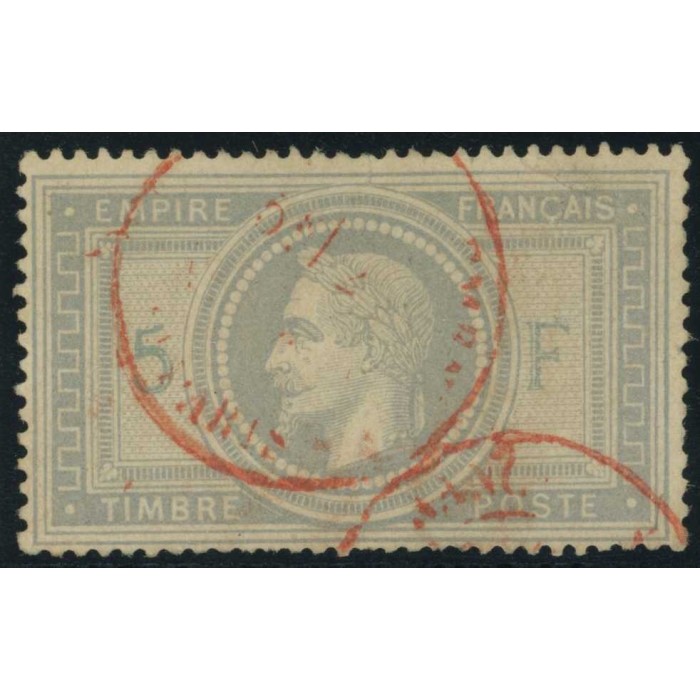 YT 33 - Oblitéré Cachet à Date rouge