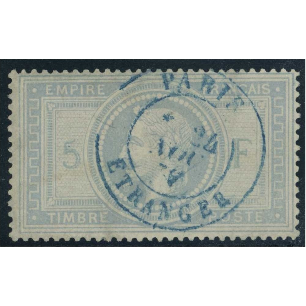 YT 33 - Oblitéré CaD Bleu Paris Etranger