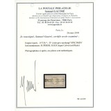 YT 33 - SPECIMEN Horizontal - Neuf x - Signé Calves / Roumet - Certificat