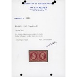 YT 18e - Neuf x - Réimpression - Tête Bêche - Certificat