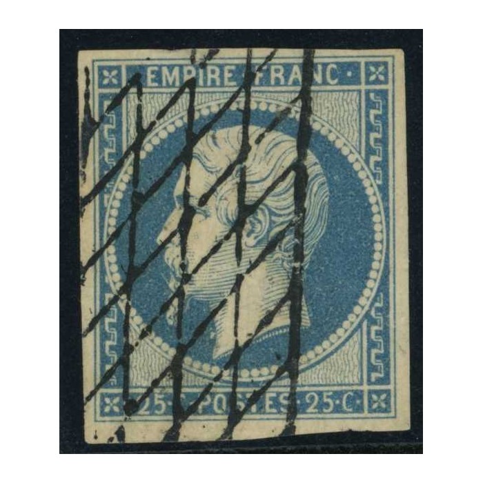YT 15 - Oblitéré Grille sans fin - Signé