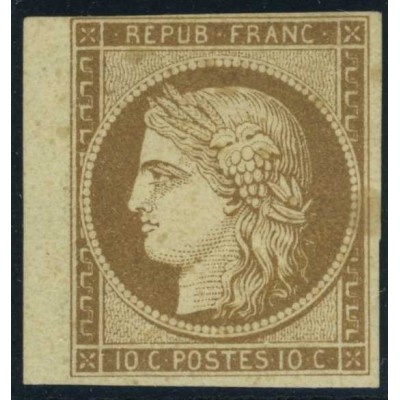 YT 1c - Neuf x Bord de feuille