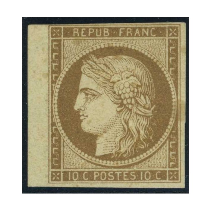 YT 1c - Neuf x Bord de feuille