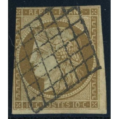 YT 1 - Oblitéré Grille