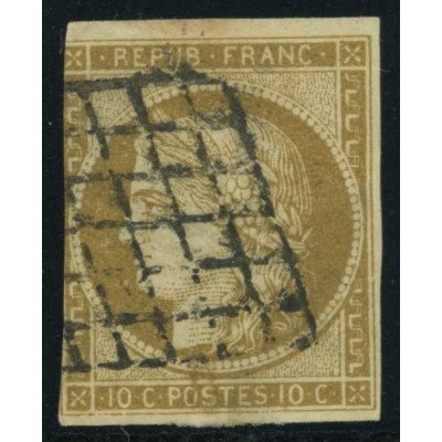 YT 1 - Oblitéré Grille