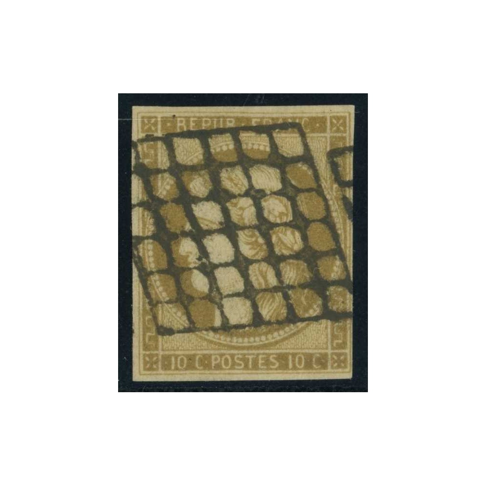 YT 1 - Oblitéré Grille