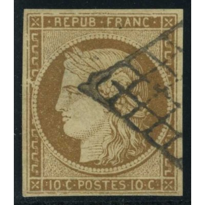 YT 1 - Oblitéré Grille
