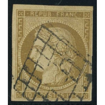 YT 1 - Oblitéré Grille