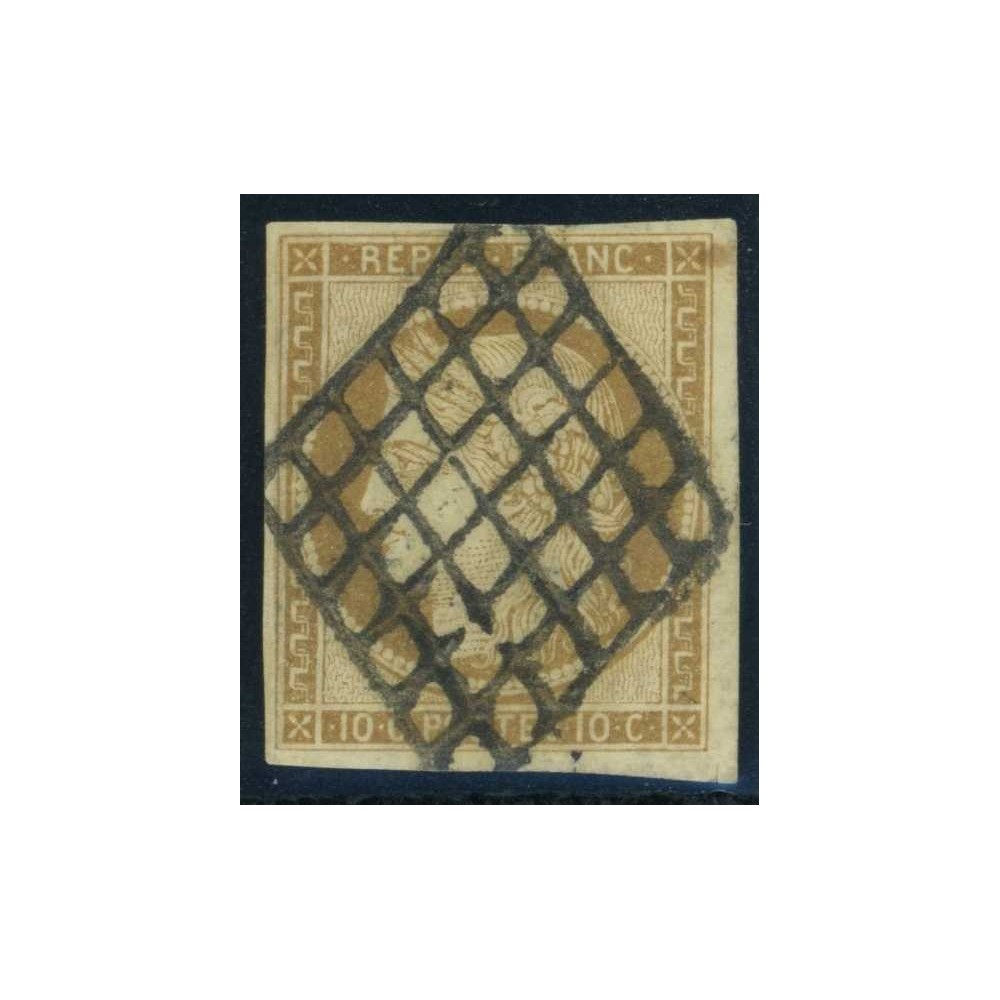 YT 1 - Oblitéré Grille