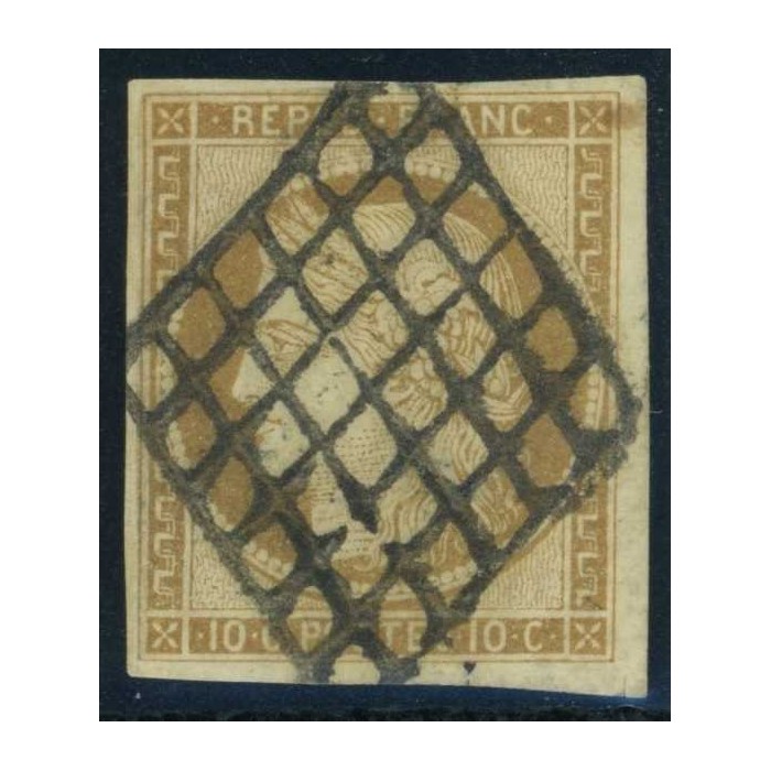 YT 1 - Oblitéré Grille