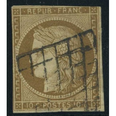 YT 1 - Oblitéré Grille