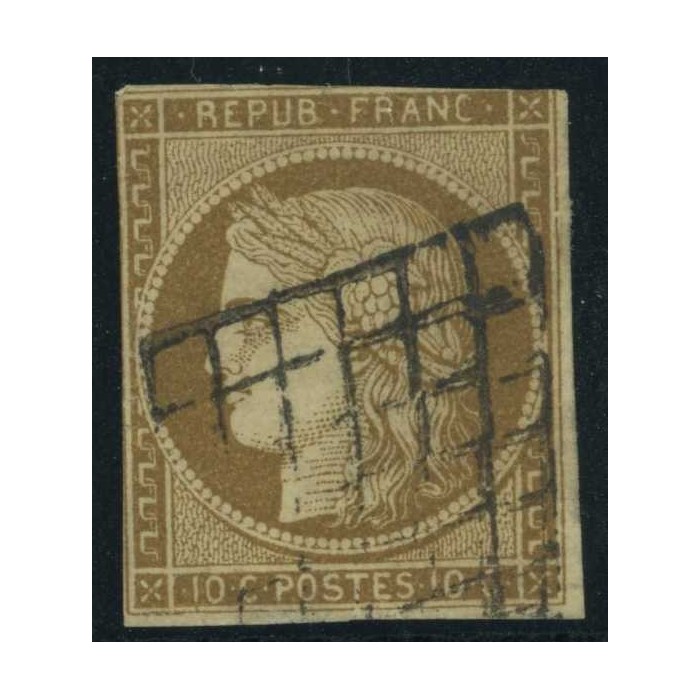 YT 1 - Oblitéré Grille