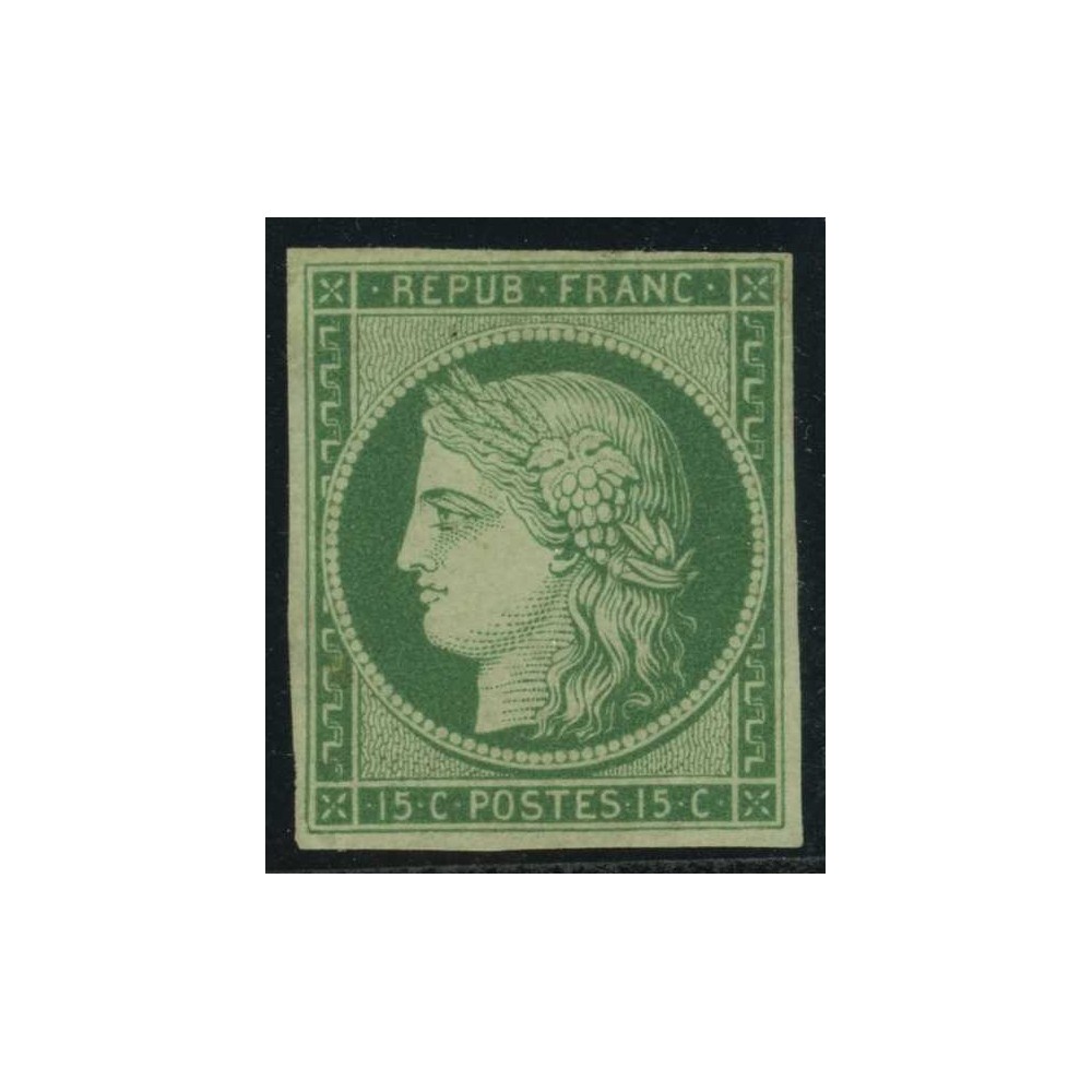 YT 2 - Neuf (x) - Signé Brun - Certificat 15619