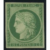 YT 2 - Neuf (x) - Signé Brun - Certificat 15619