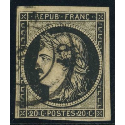 YT 3 - Oblitéré - Cachet à Date du 09 Janv 49