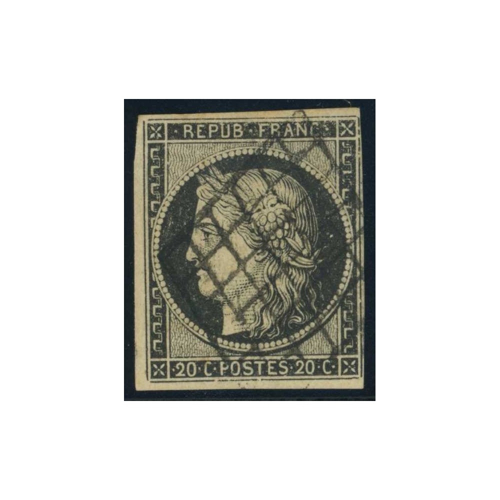YT 3 - Oblitéré - Grille