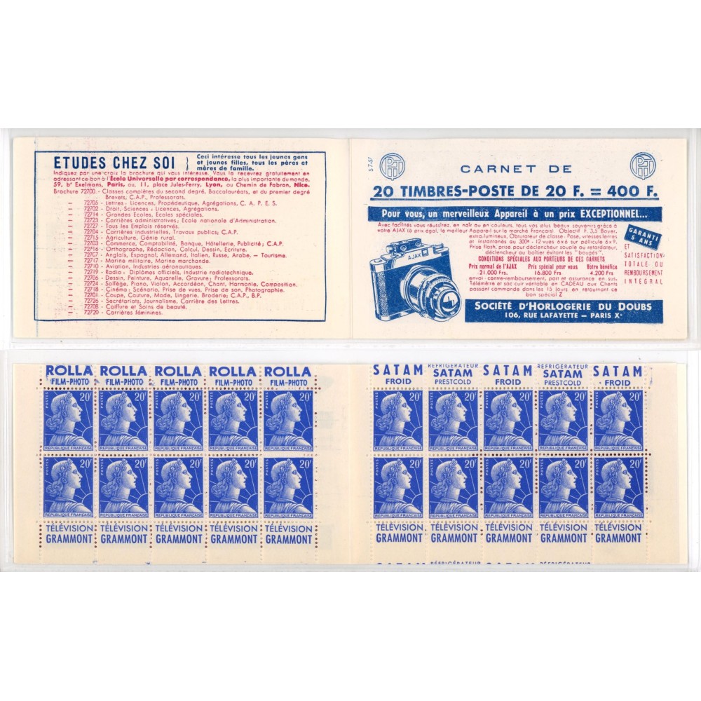 1011B-C23 Serie 7-57 - Cote 100 Euros