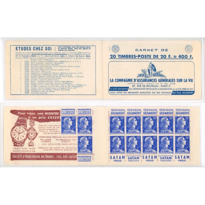 1011B-C5 Serie 16-57 - Cote 95 Euros